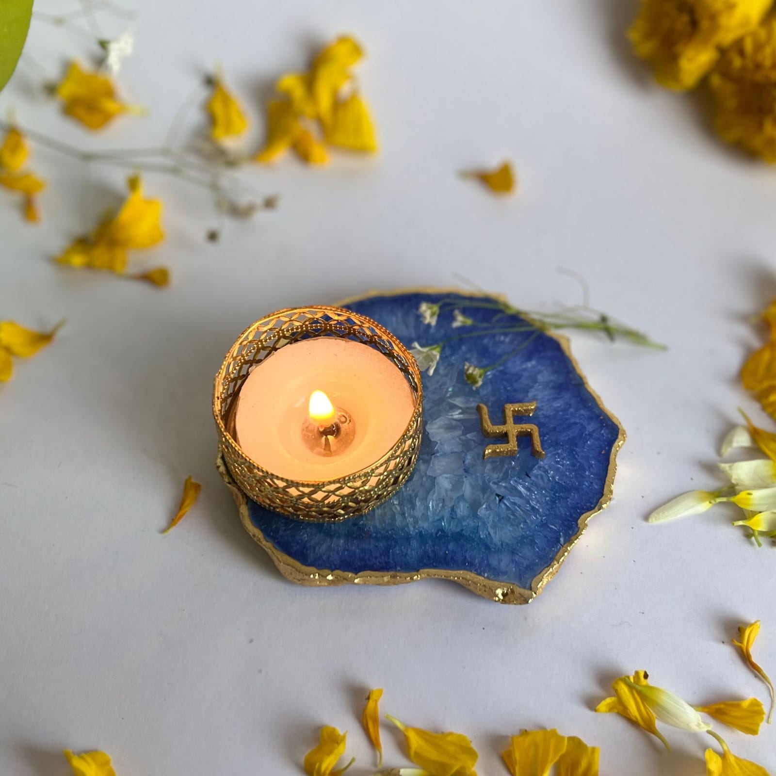 Stunning Agate Tealights