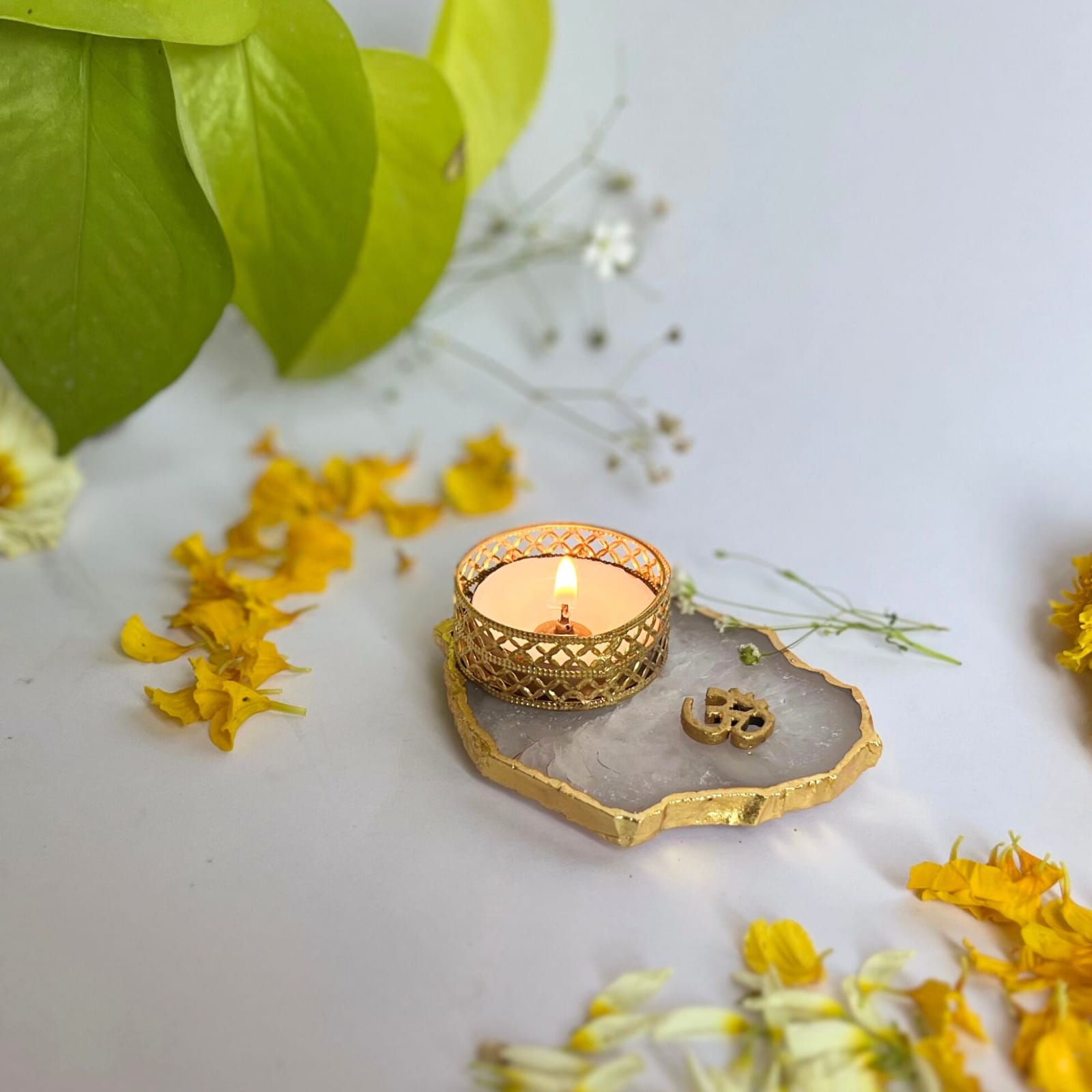 Stunning Agate Tealights - Image 2