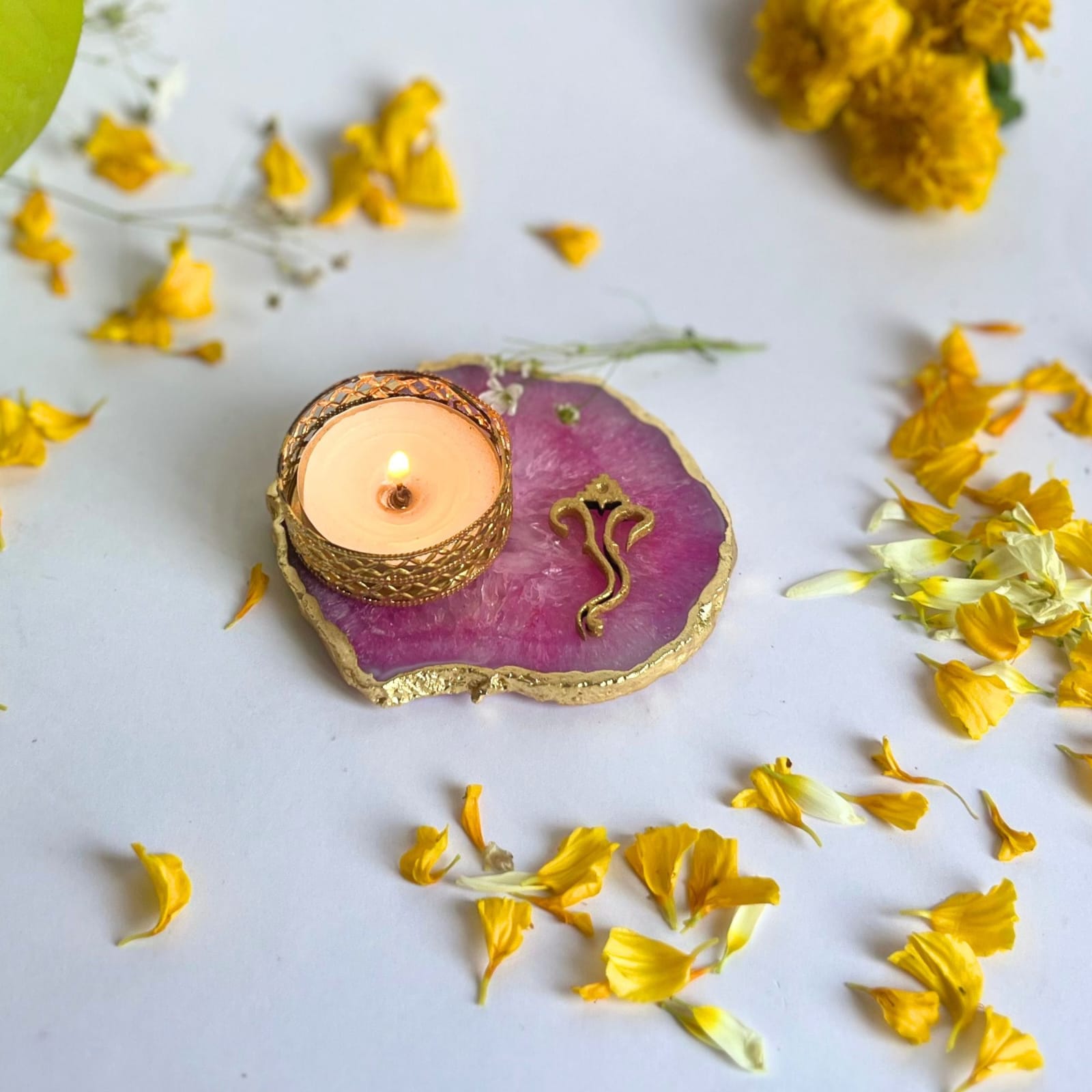 Stunning Agate Tealights - Image 5