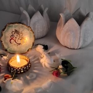 Agate Ganesha Tealight