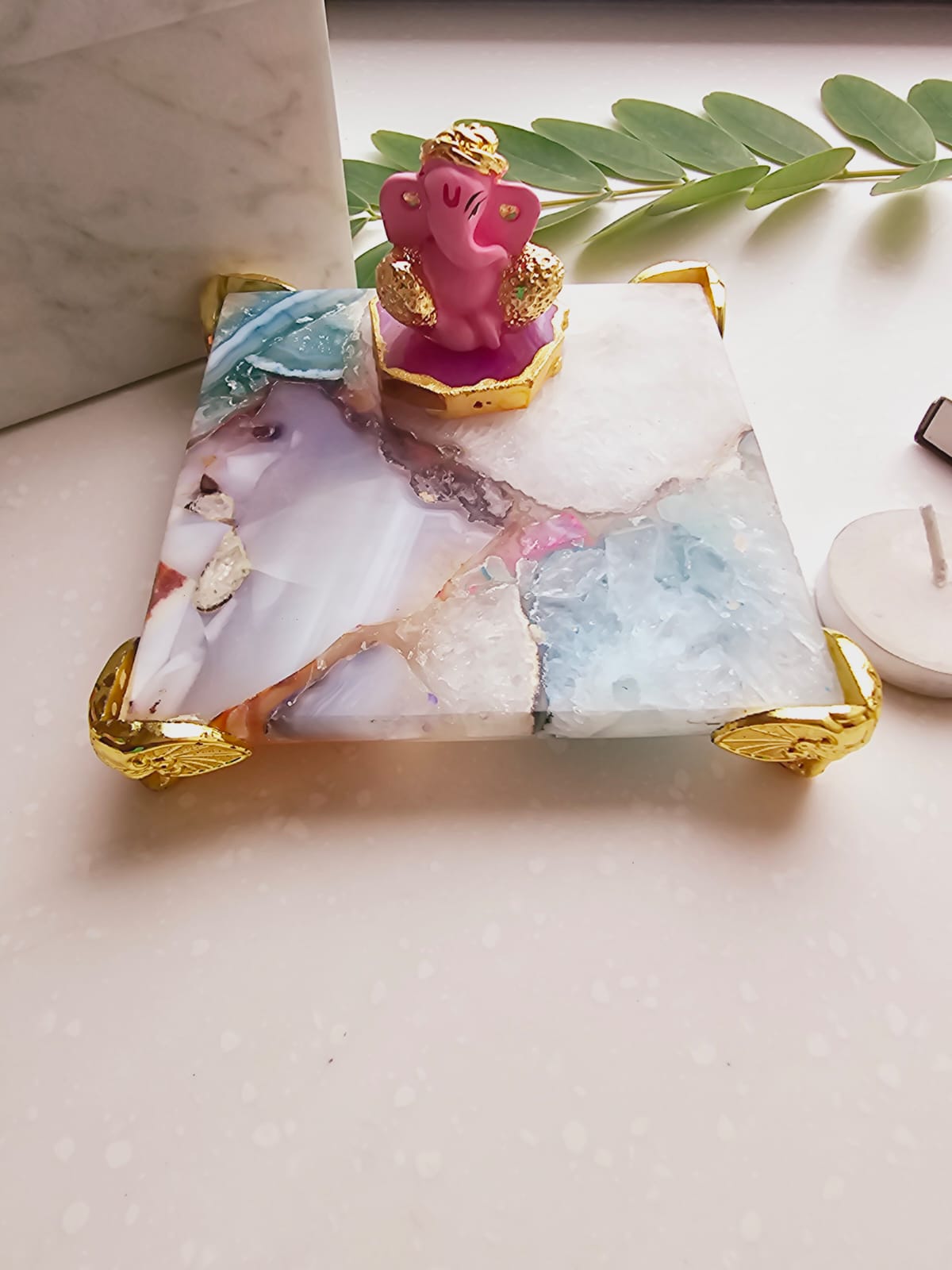 Gold platted ganesha