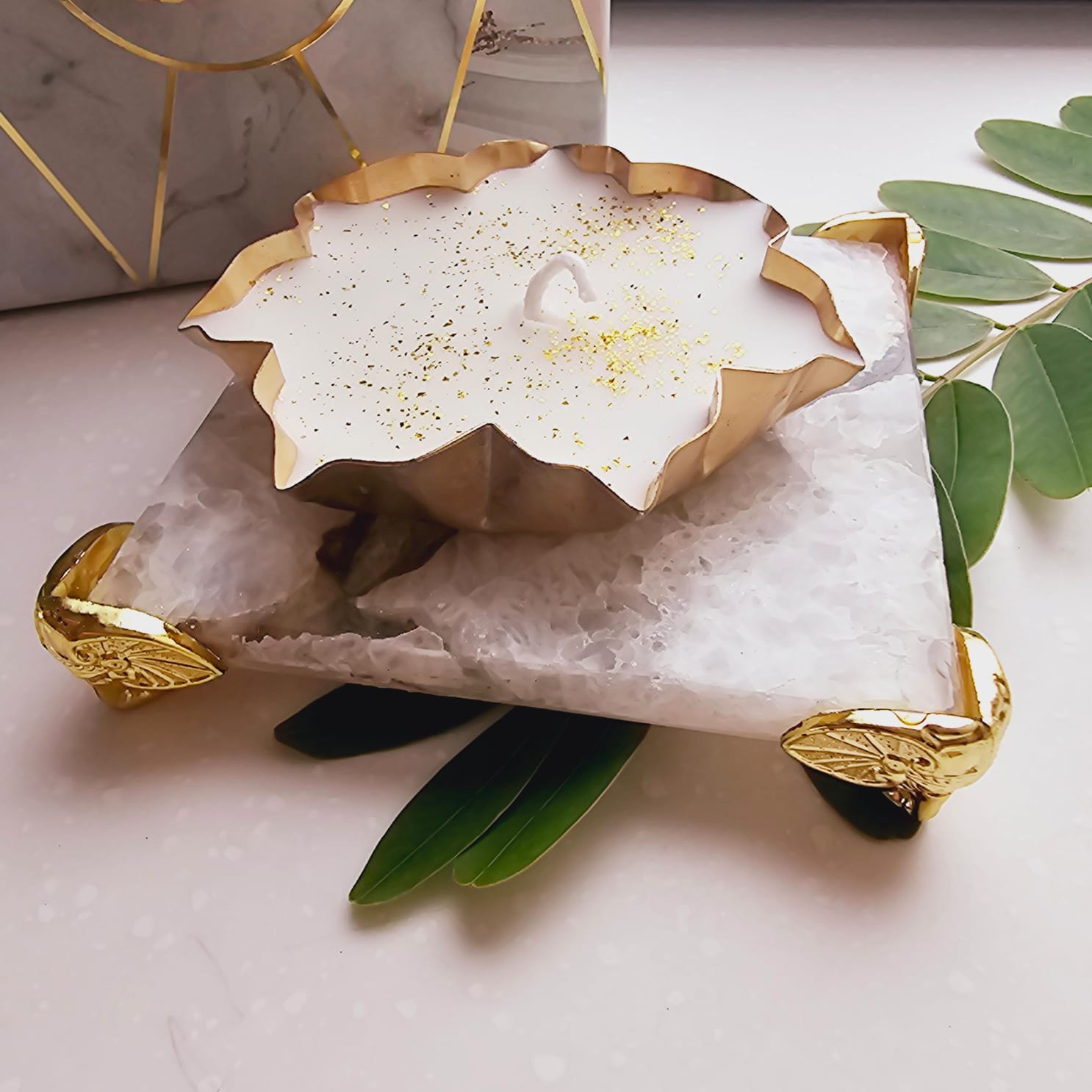 Semi Precious Agate Chowki - Image 4