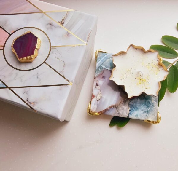 Semi Precious Agate  Chowki