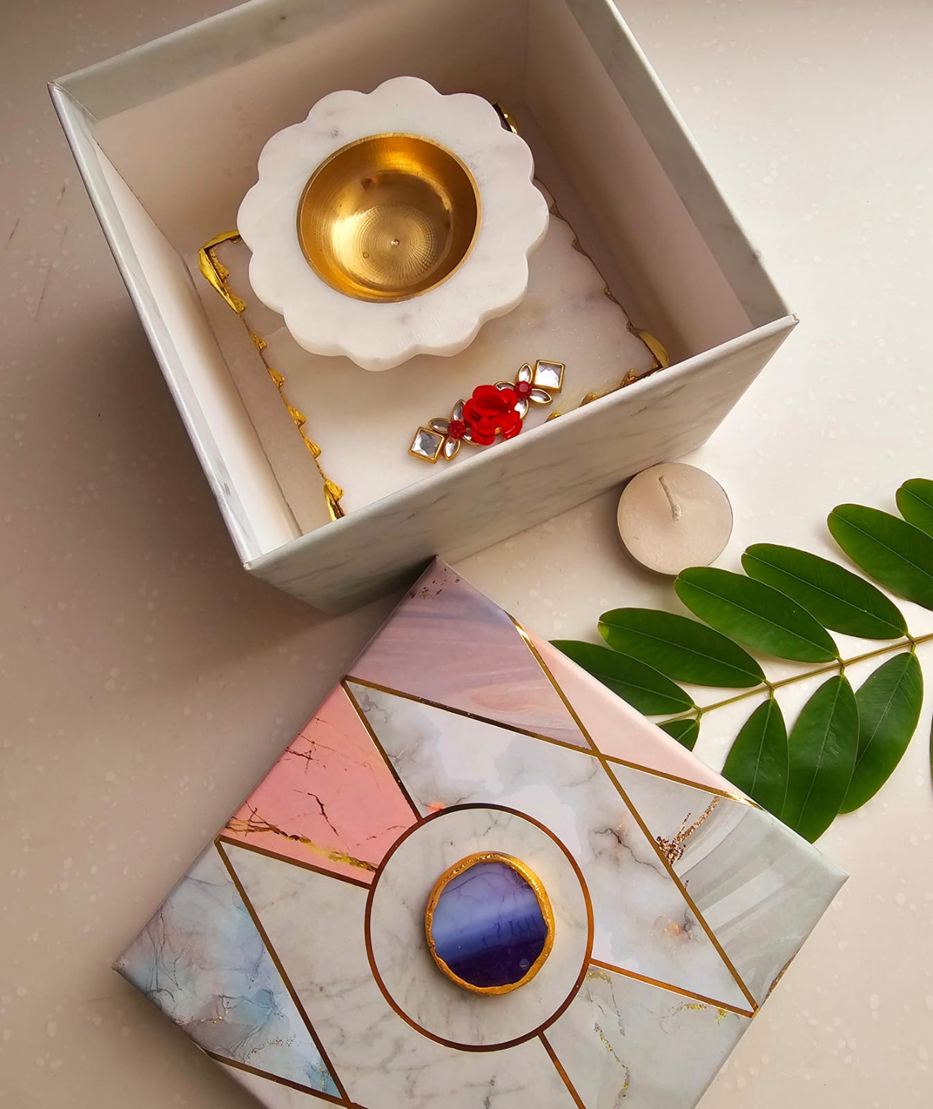 Exquisite Marble Chowki - Image 5