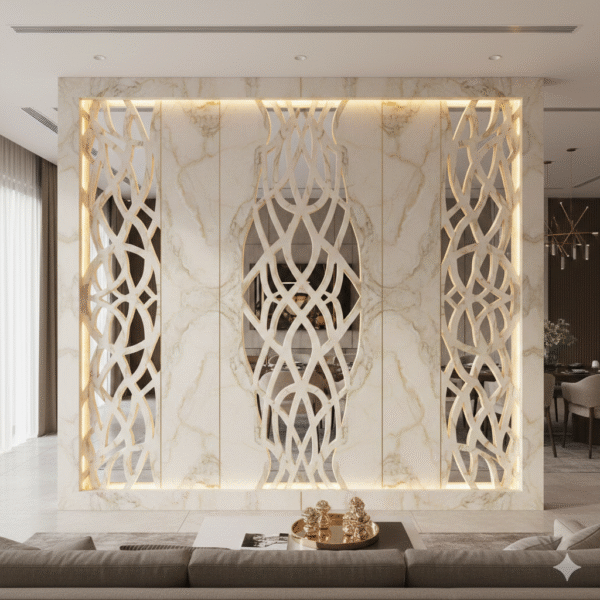 Aura Luxe Marble Jali