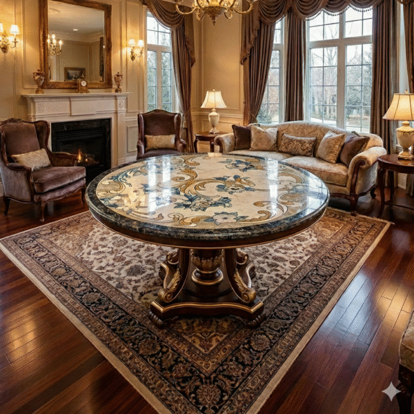 Imperial Florentine Marble Center Table