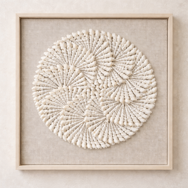 Seashell Mandala Luxe Wall Décor
