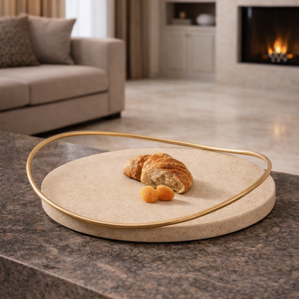 Aurelia Stone Luxe Serving Platter