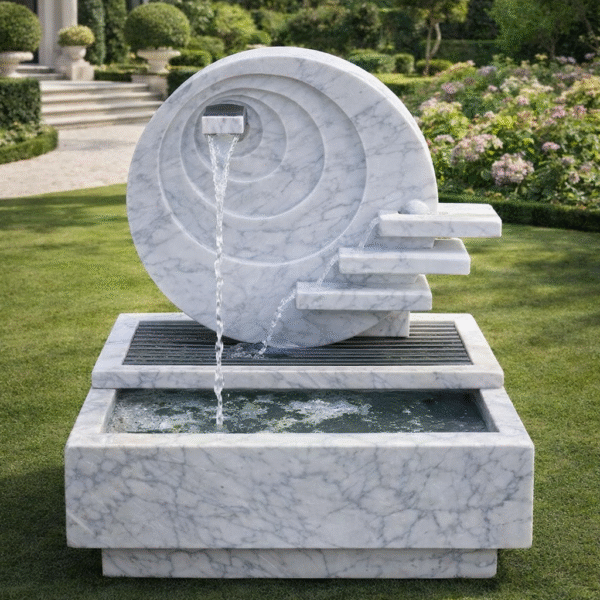 Celeste Spiral Marble Fountain