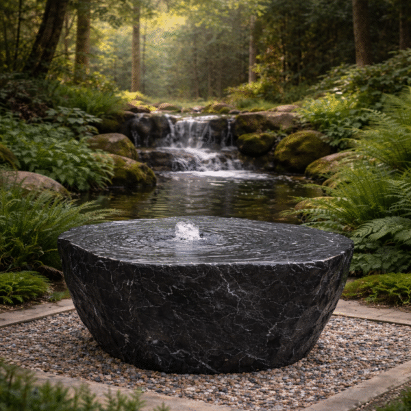 Midnight Zen Stone Fountain
