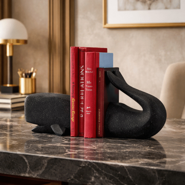 SharkStone Designer Bookends