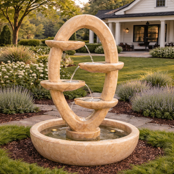Aurora Loop Marble Fountain