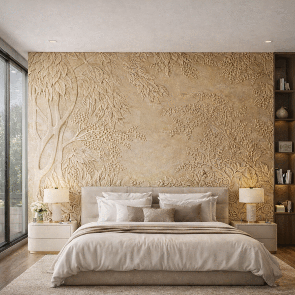 Botanical Sandstone Feature Wall Panel