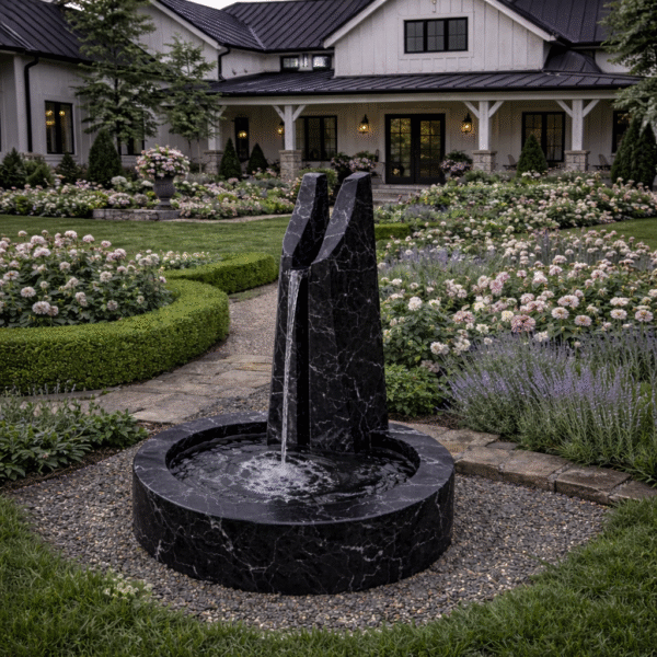 Eclipse Modern Marble Fountain