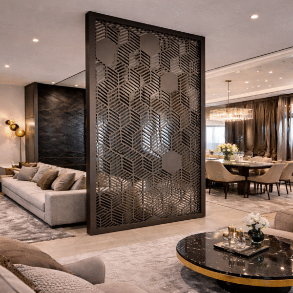 HexaVeil Marble Partition