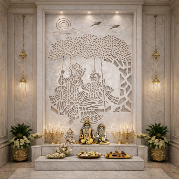 Vriksha Leela Marble Jali Panel