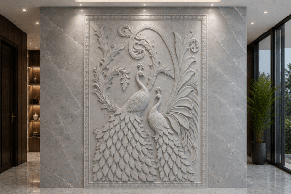 Botanical Marble Mosaic
